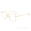 Cadre de lunettes de stock Fashion Acetate Metal Eyeglasse de lecture des lunettes de lecture